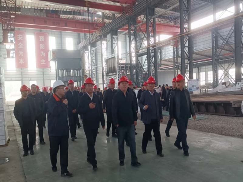 岱岳區(qū)各級(jí)領(lǐng)導(dǎo)調(diào)研華偉重工